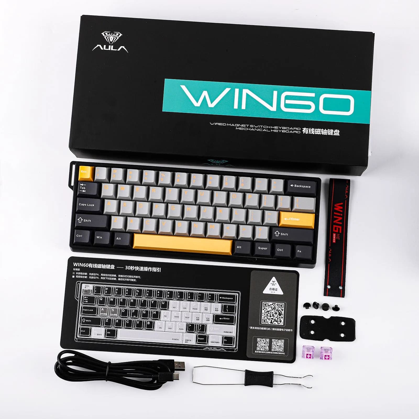 AULA WIN60 HE MAX Series Black 5
