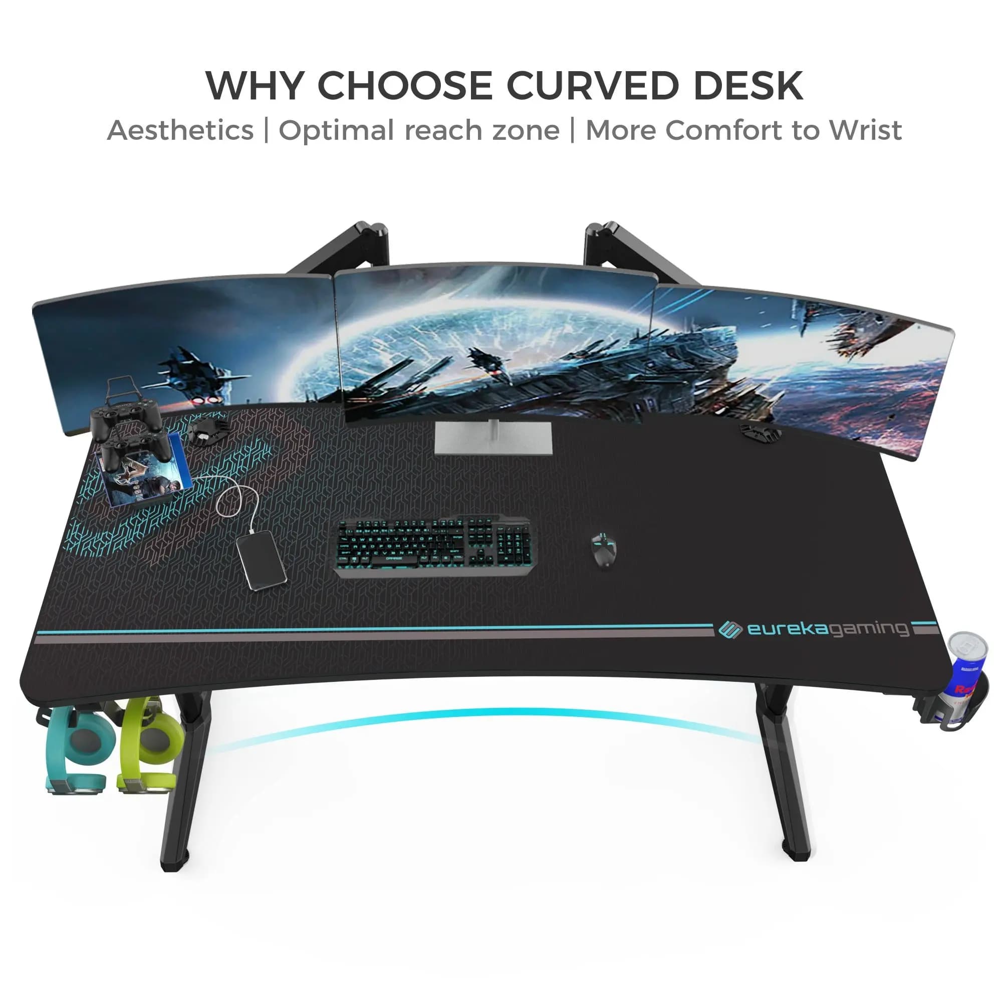 Eureka Ergonomic I60 Polygon Leg (ERK-GIP-P60B) 4
