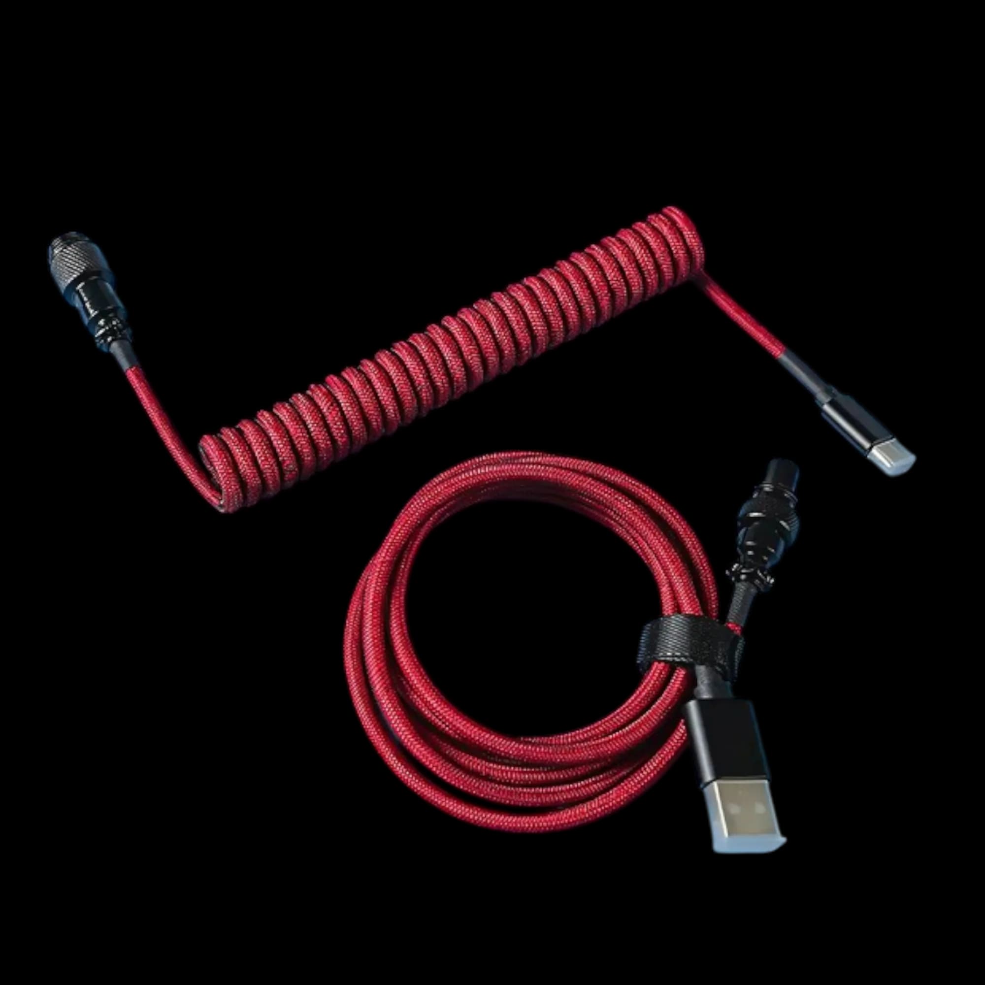 Fantech AC701 Coiled Cable Red 1