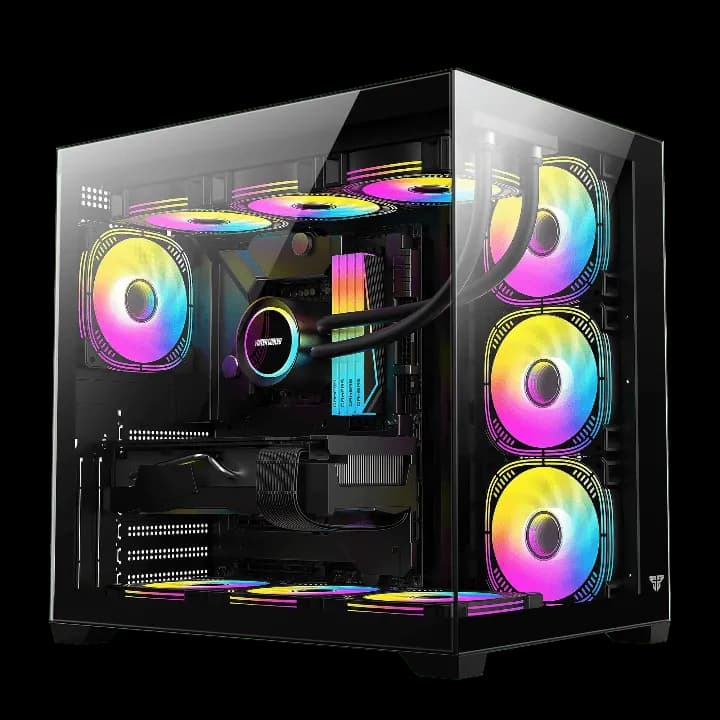 Fantech CG85 Lumina Mid Tower Black 1
