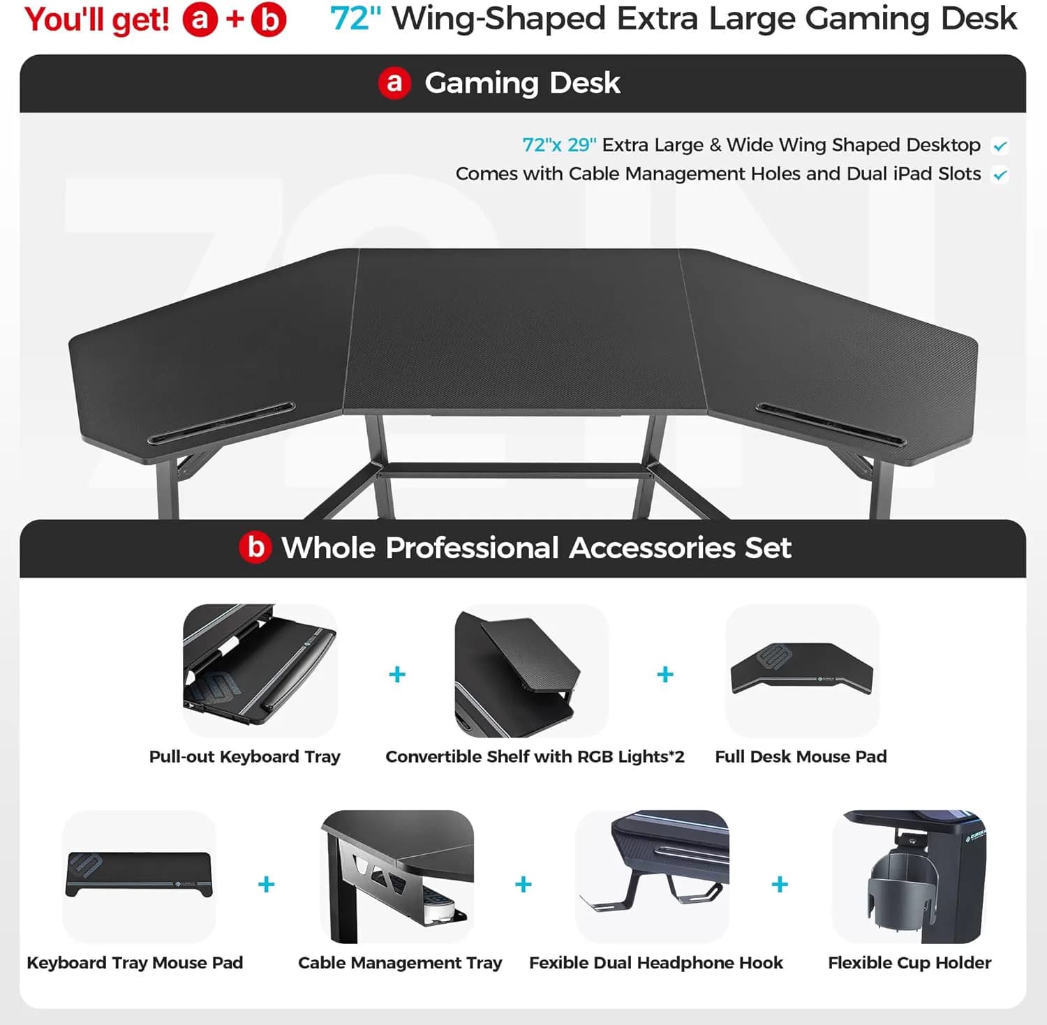 Eureka Ergonomic Aero Standing Desk ERK-ES71-B-1 6