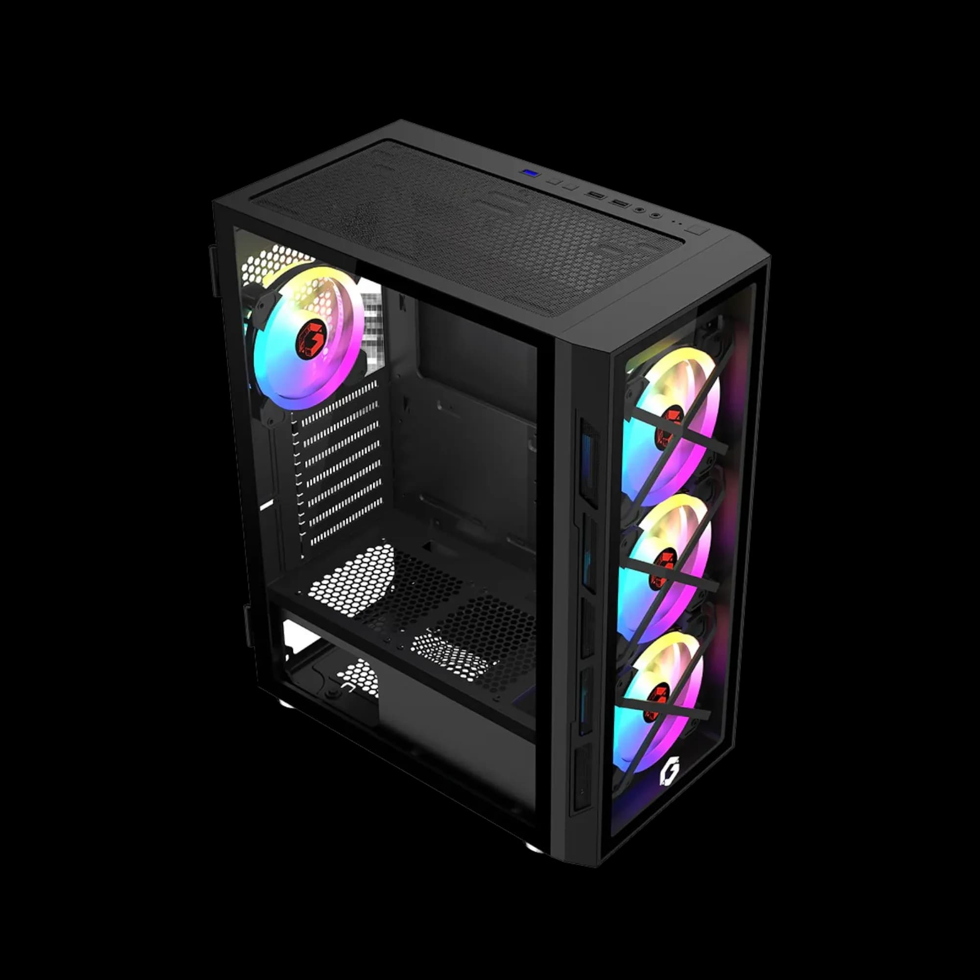 GAMEON TRIDENT III Mid Tower (Black) 2
