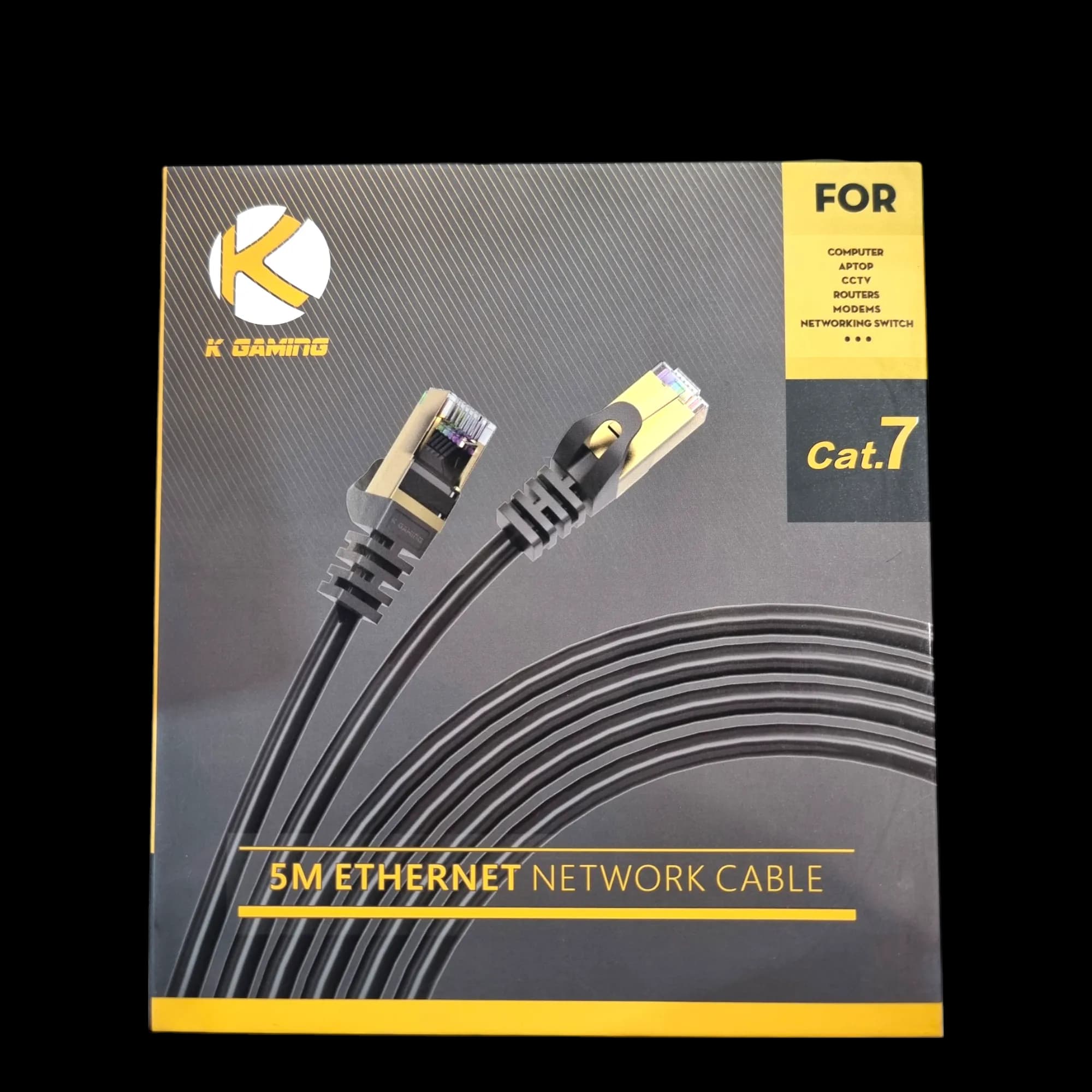 K Gaming CAT-7 Ethernet Cable - 5M 1
