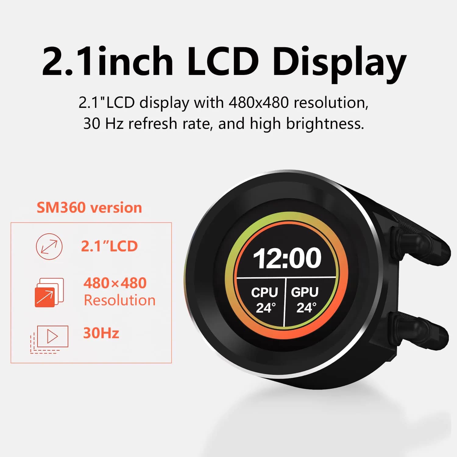 SAMA SM360 Adjustable Liquid LCD Display Black 2