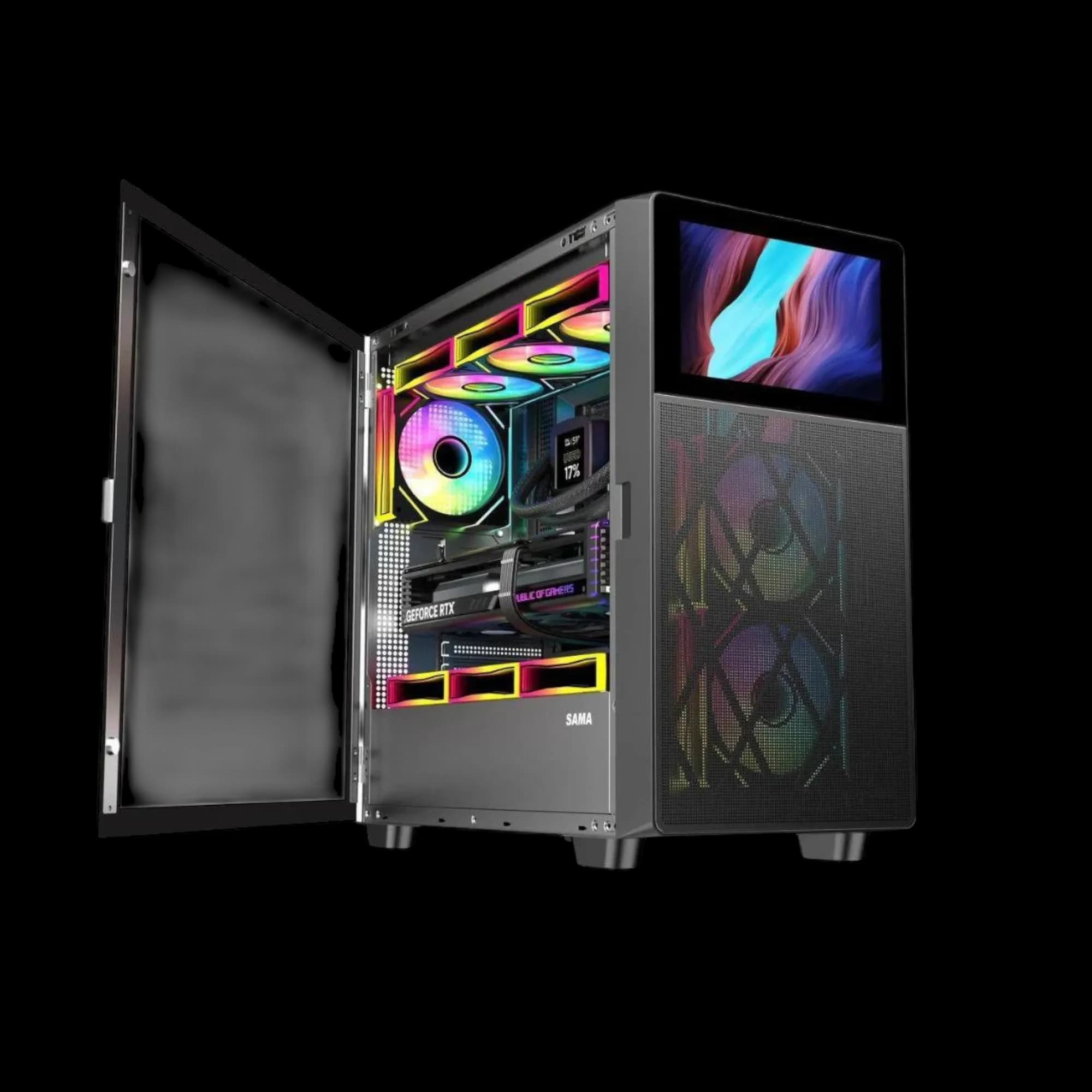 SAMA V PLAY 4367 LCD SCREEN 3FAN ARGB 1