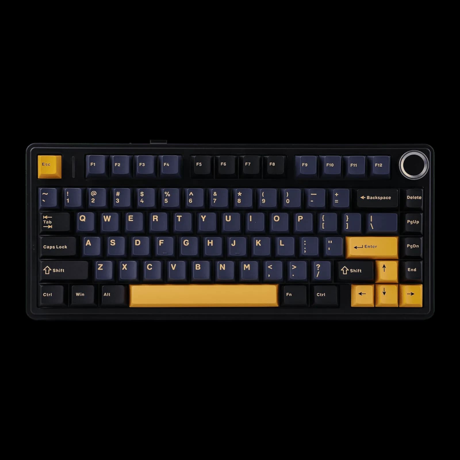 AULA F75 75% Gasket Black & Yellow Wireless	 1