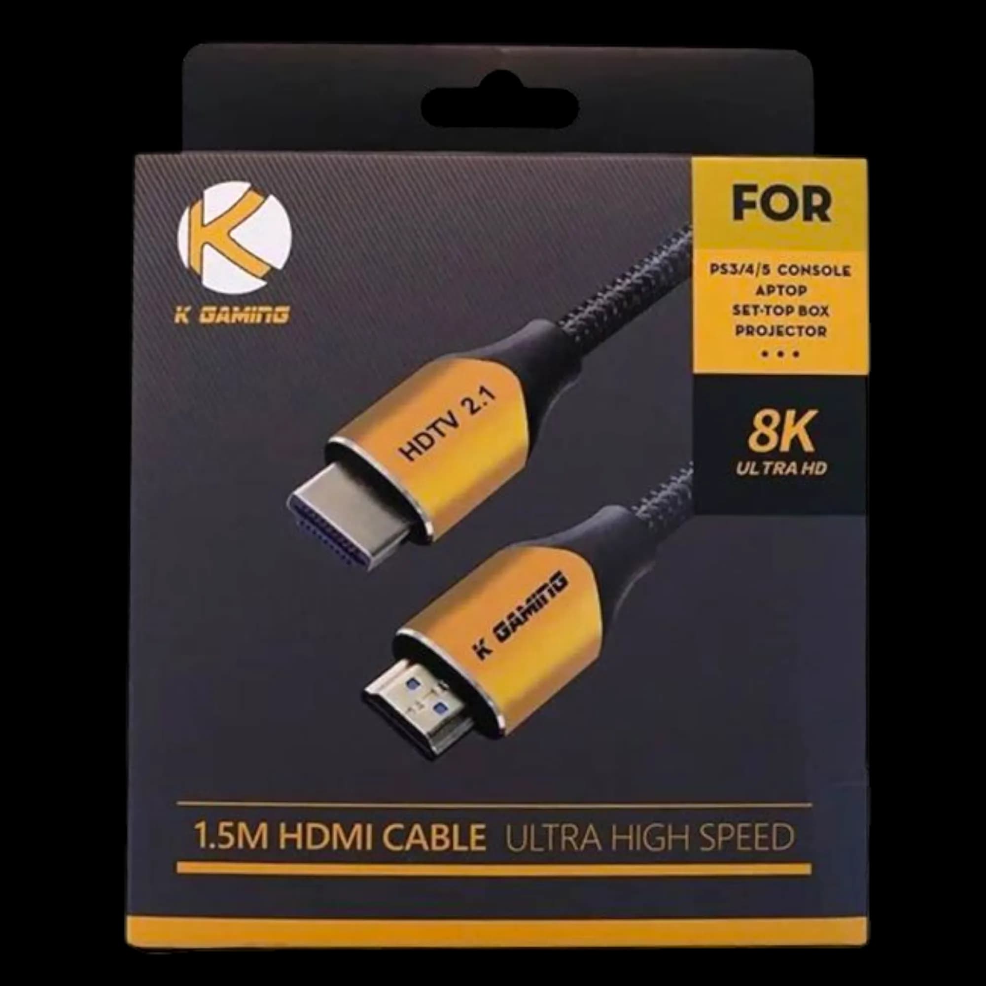 K Gaming DisplayPort Cable (1.5M) 1