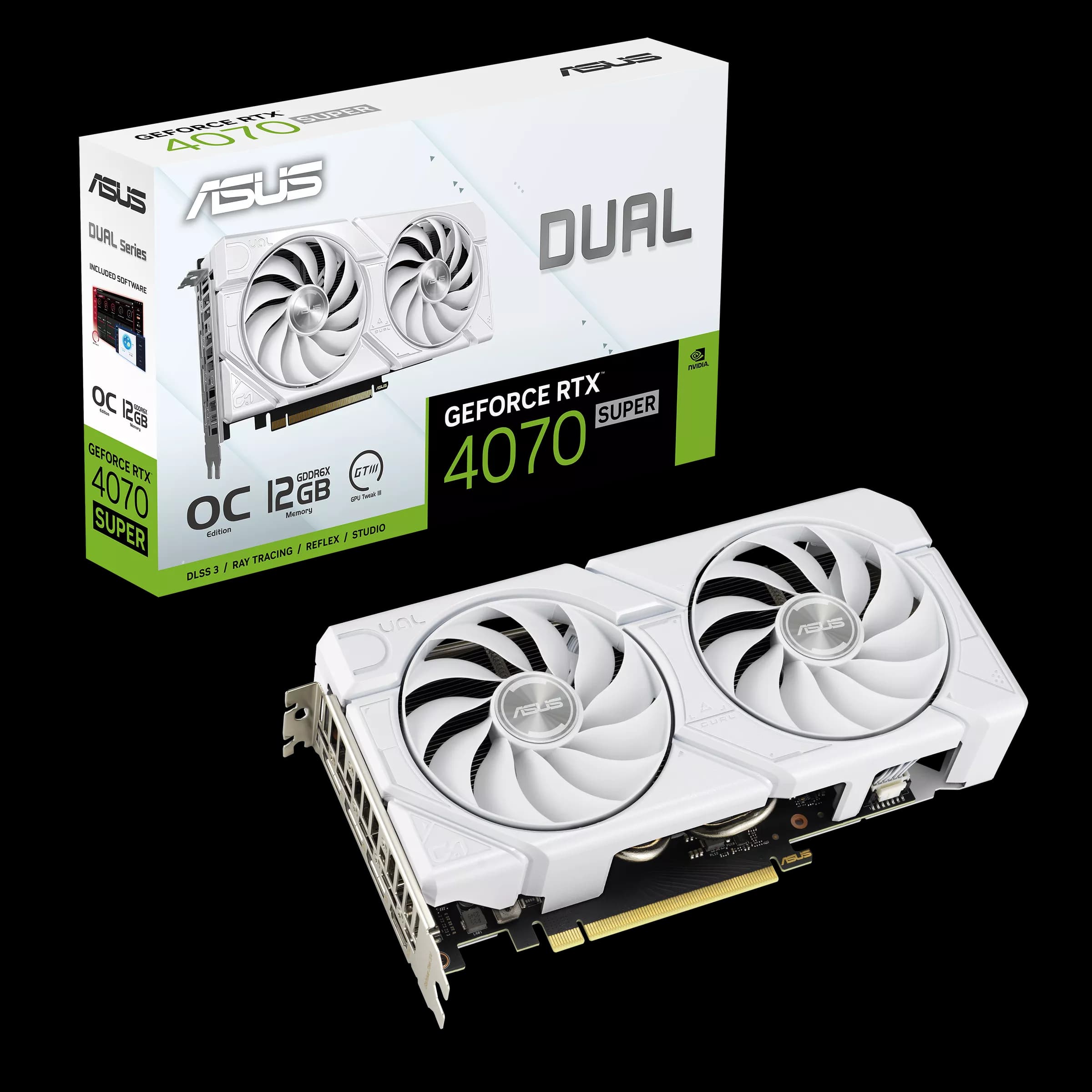 ASUS Dual RTX 4070 SUPER EVO OC Edition 12GB GDDR6X 1