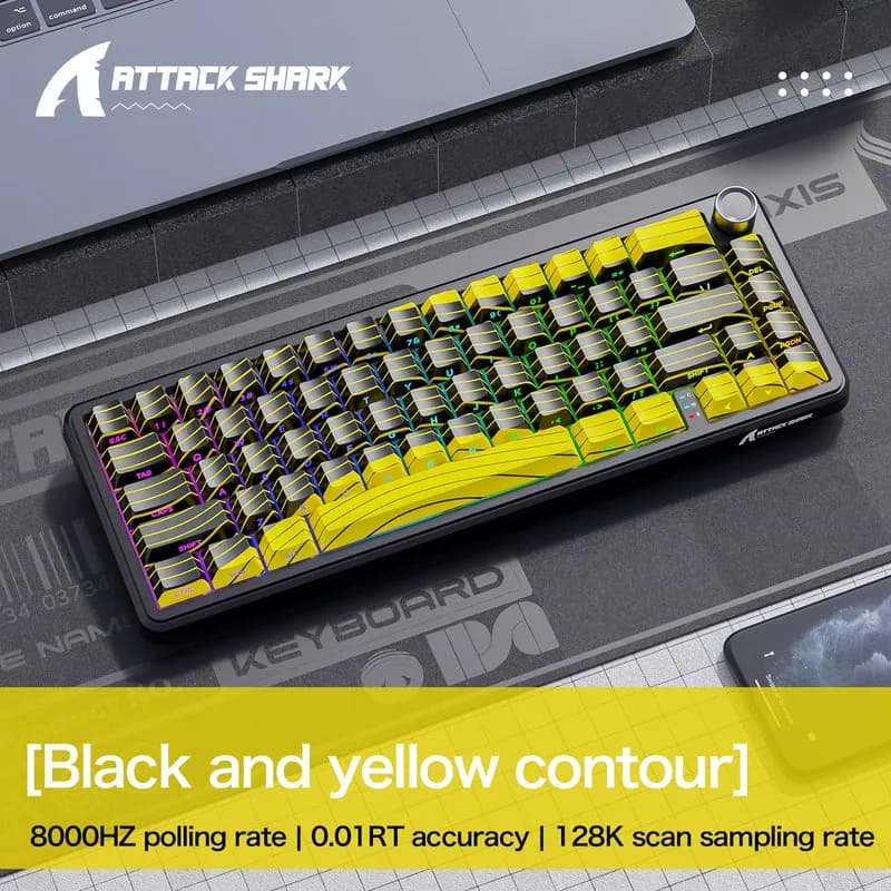 Attack Shark X65PRO HE Yellow 3