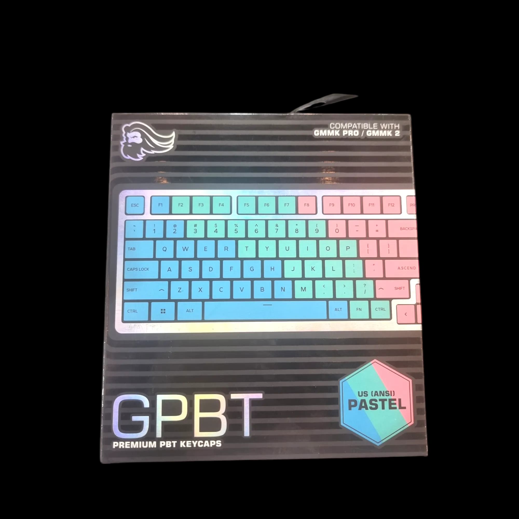 Glorious GPBT keycaps Pastel 1