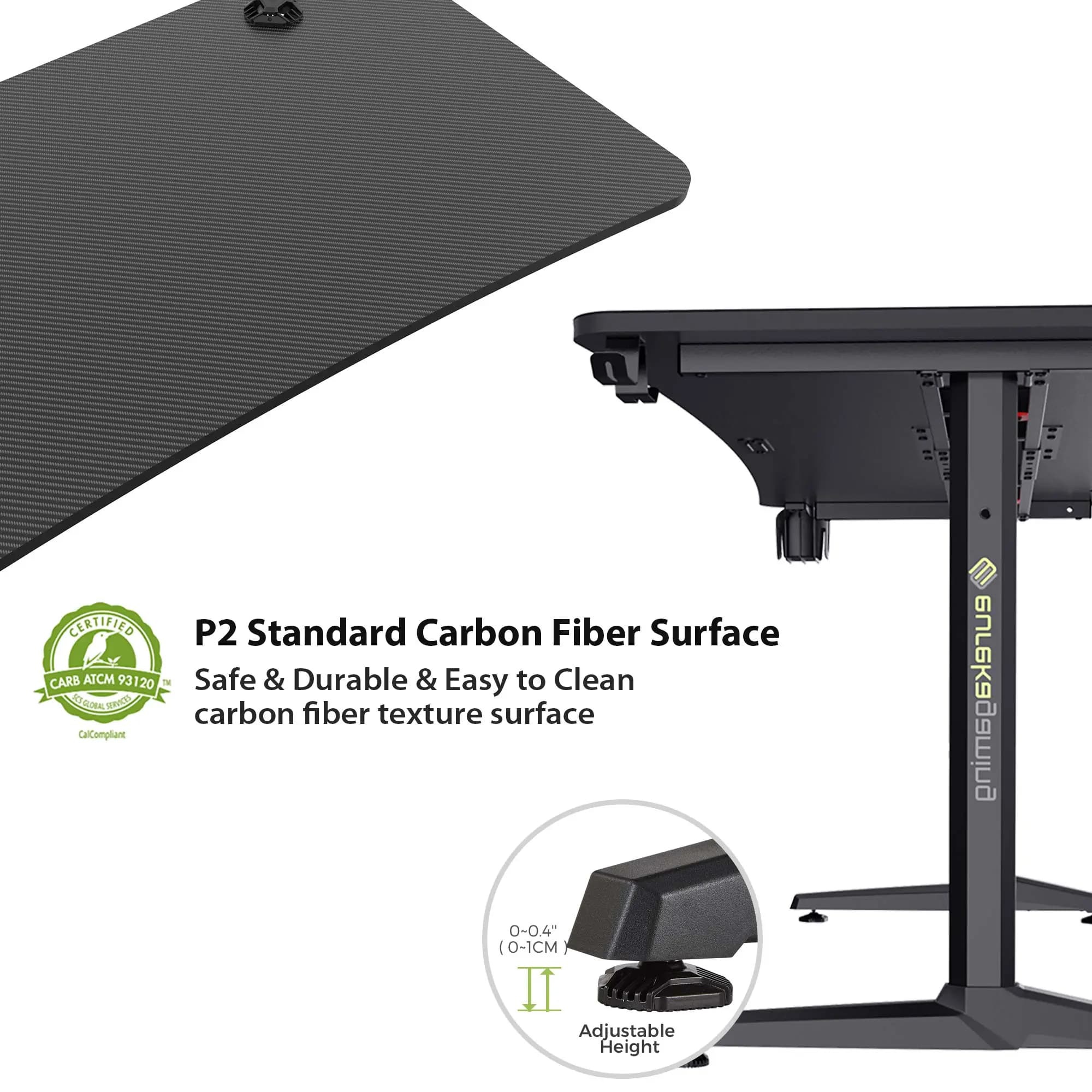 Eureka Ergonomic I60 Polygon Leg (ERK-GIP-P60B) 5
