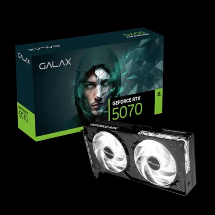 GALAX GeForce RTX 5070 1-Click OC 12GB (Black) 1