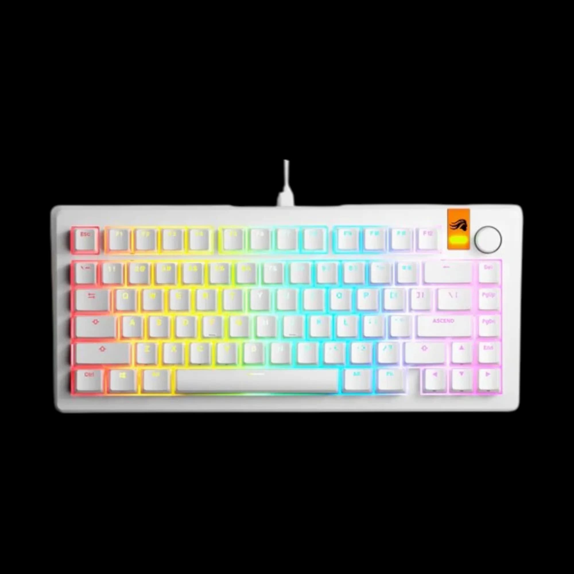 Glorious GMMK 3 HE Prebuilt 75% Wired White 1