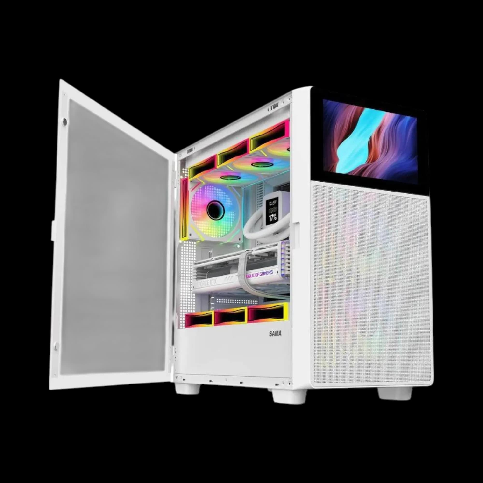 CASE SAMA V PLAY 4367 LCD SCREEN 3FAN ARGB 1