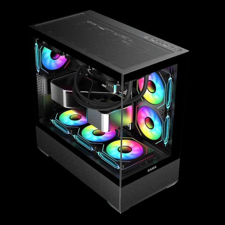 SAMA SV02 ATX Mid Tower Black 2