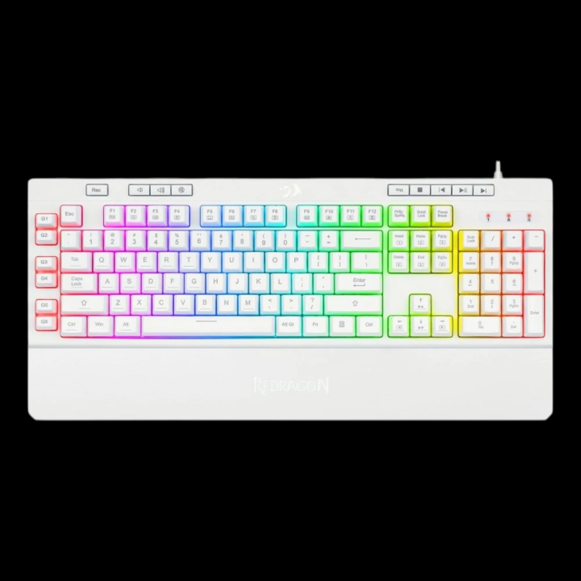 Redragon K512 Shiva Wired White 1