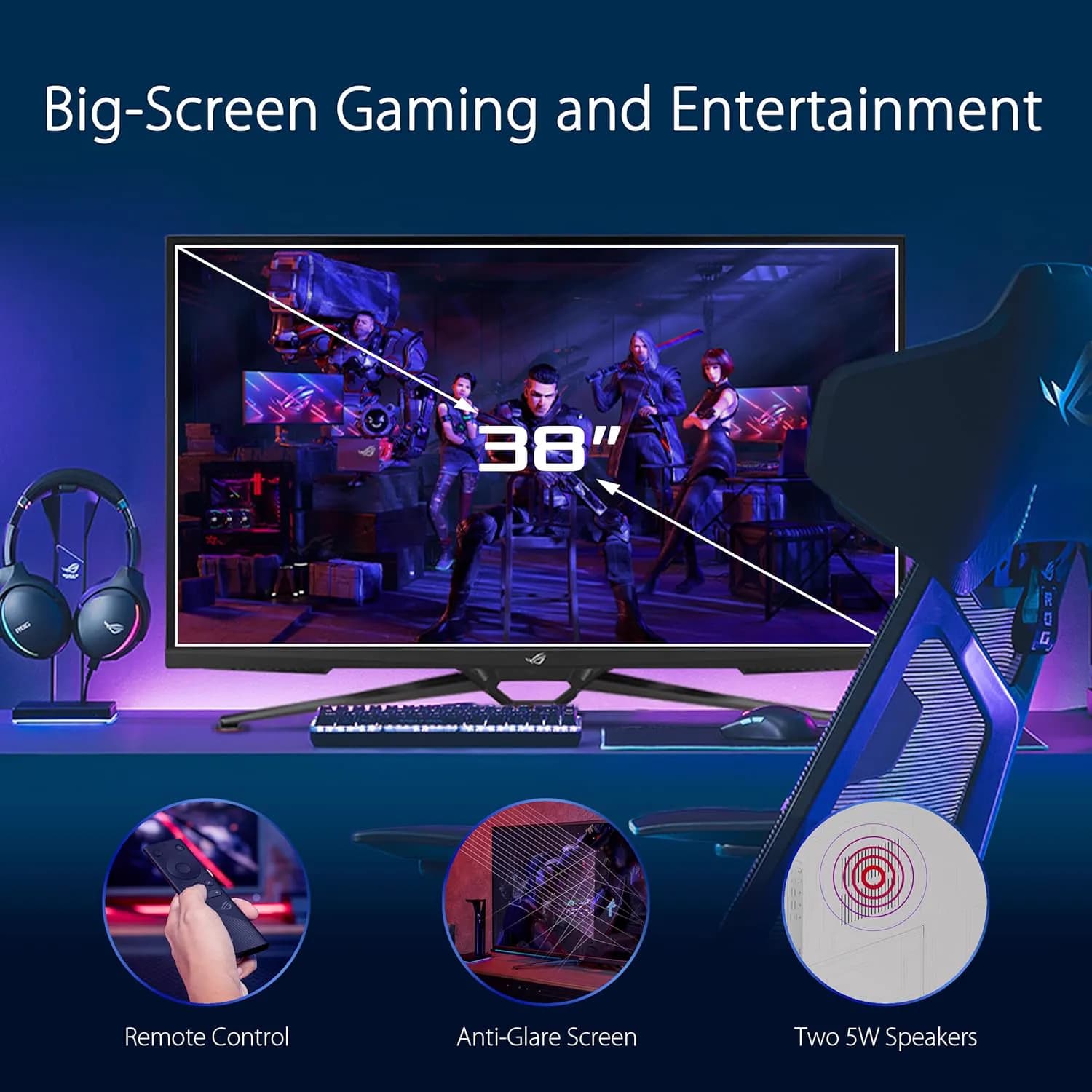 ASUS ROG Swift 38 Ips 144HZ 4K PG38UQ 4