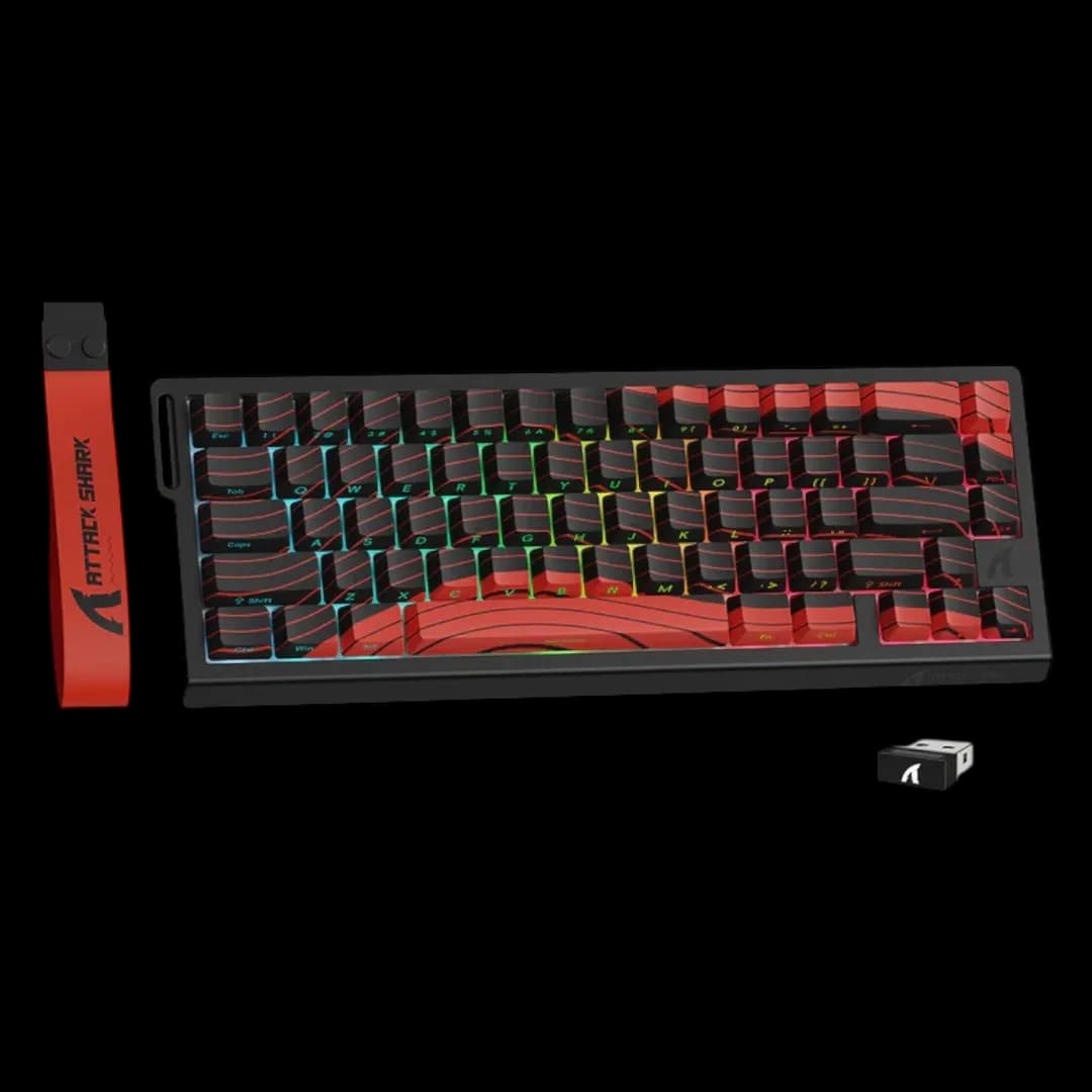 Attack Shark X68PRO HE Red Wireless 1