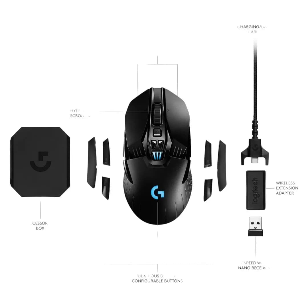 Logitech G903 LIGHTSPEED Wireless Black 4