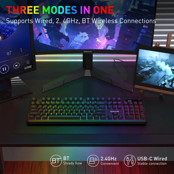 Redragon VOLCANO K526 PRO Wireless 3