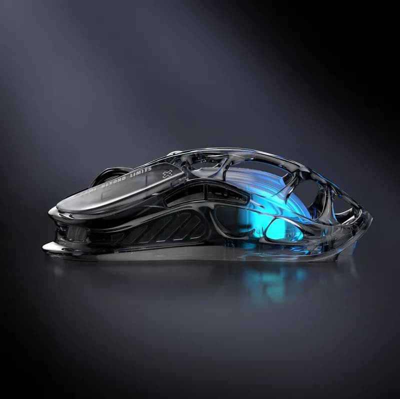 GravaStar Mercury M2 Transparent Black Wireless 3