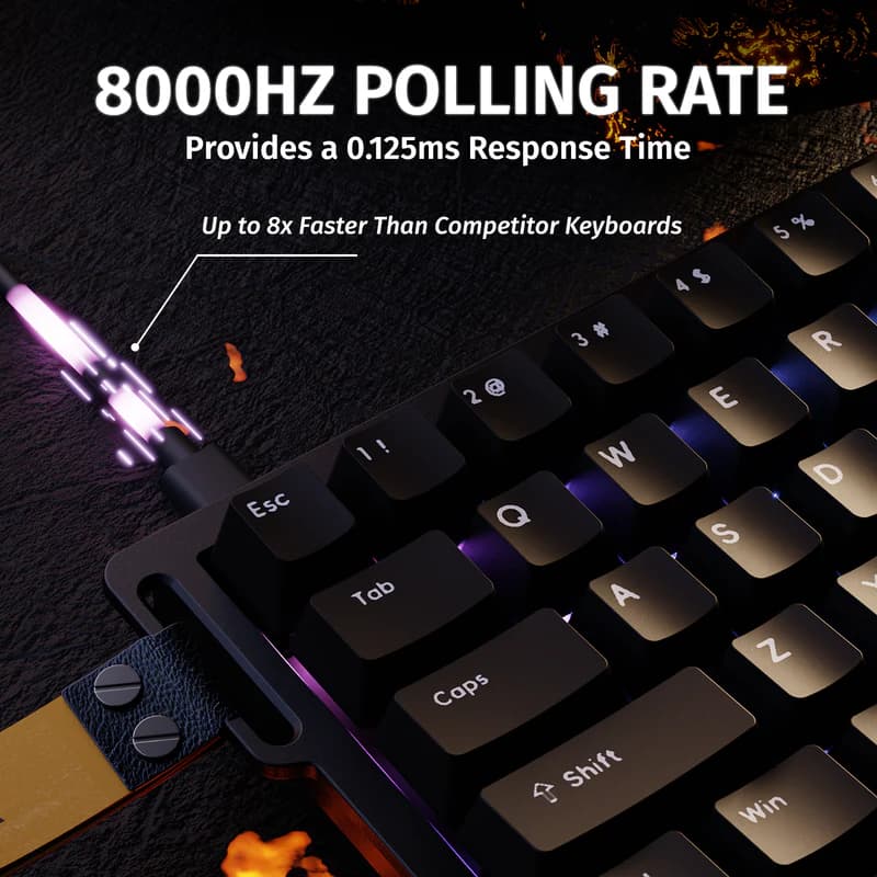 Attack Shark X68 HE Wire Black 2