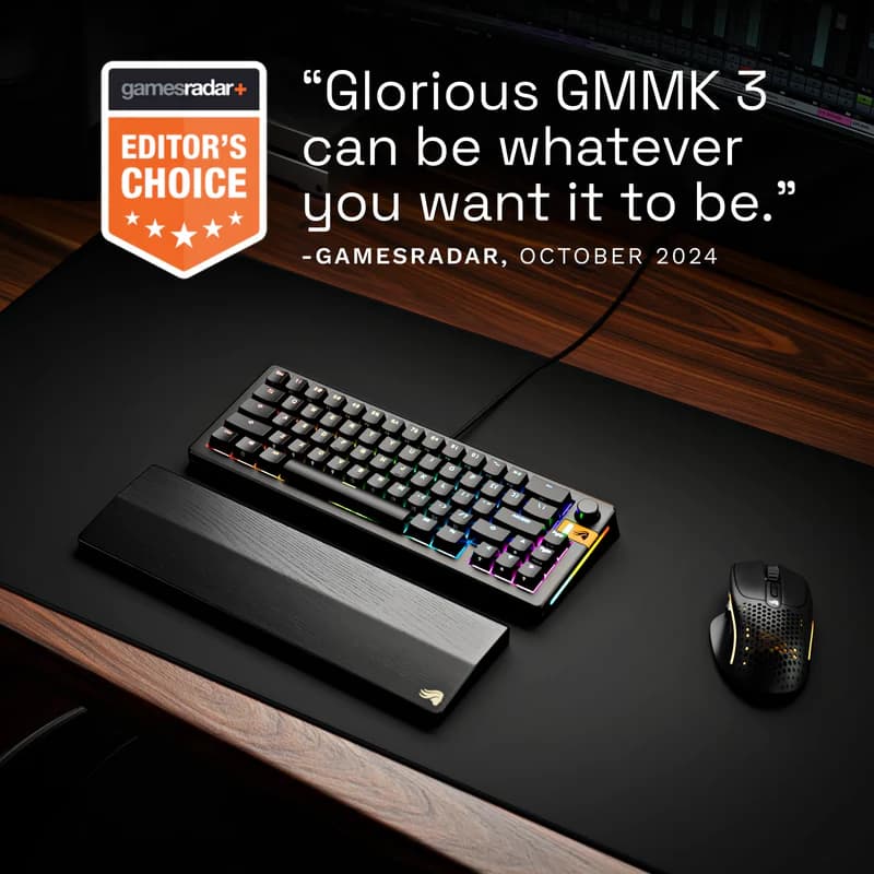 Glorious GMMK 3 HE Prebuilt 65% Wired Black 4