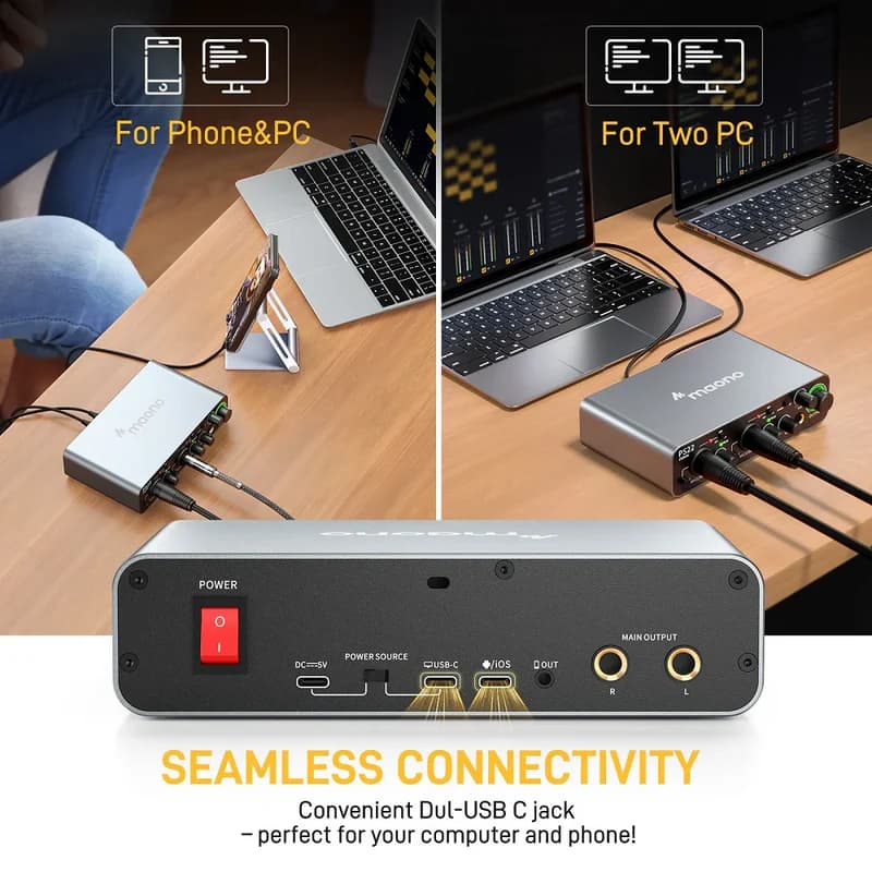 Maono PS22 Audio Interface 3