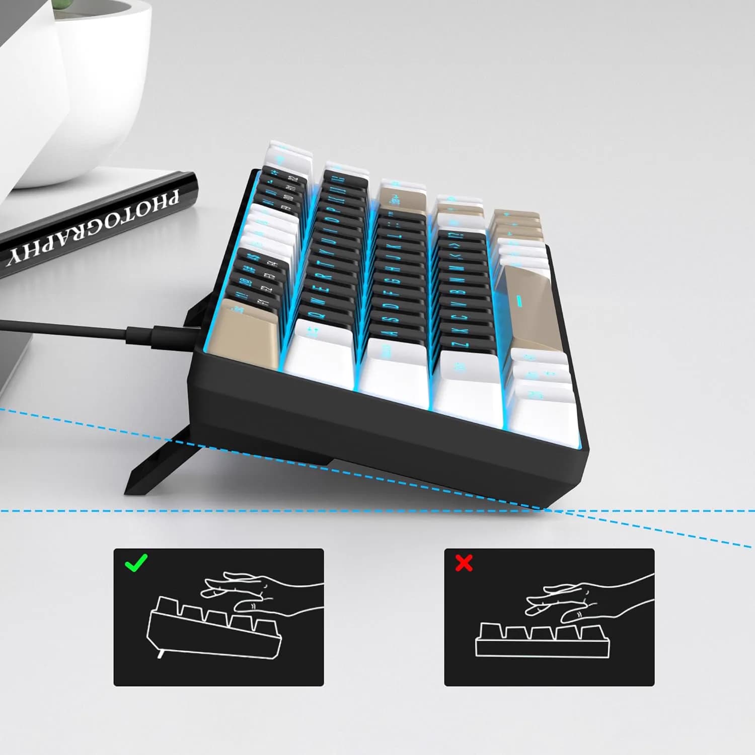 Magegee MK-Box White Black & Brown Wired 4