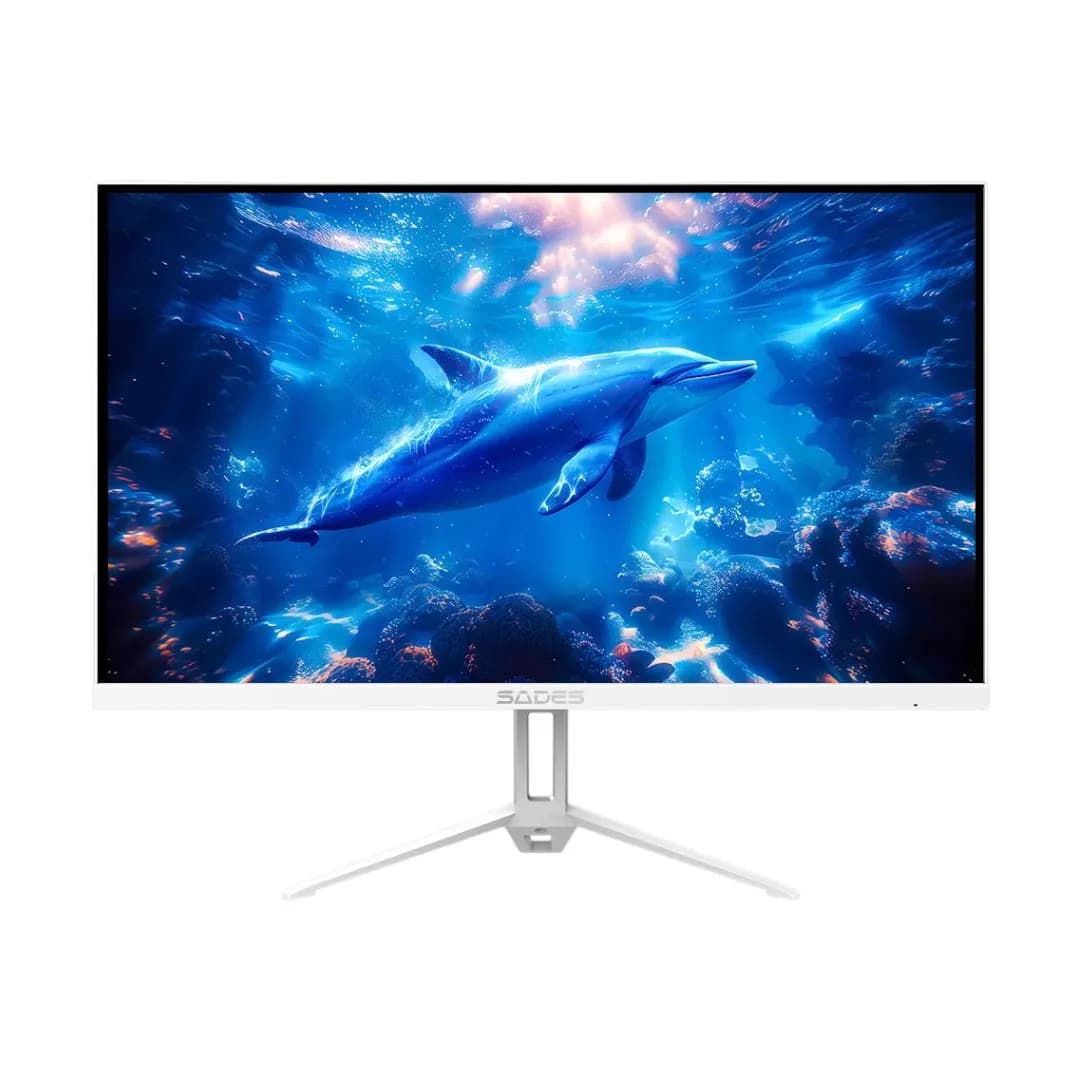 SADES 27 In FHD 240Hz IPS RT-Dolphin White 1