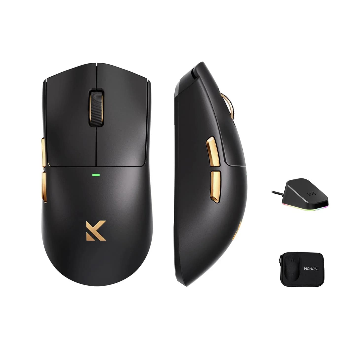 MCHOSE K7 Ultra Lightweight Wireless Black 2
