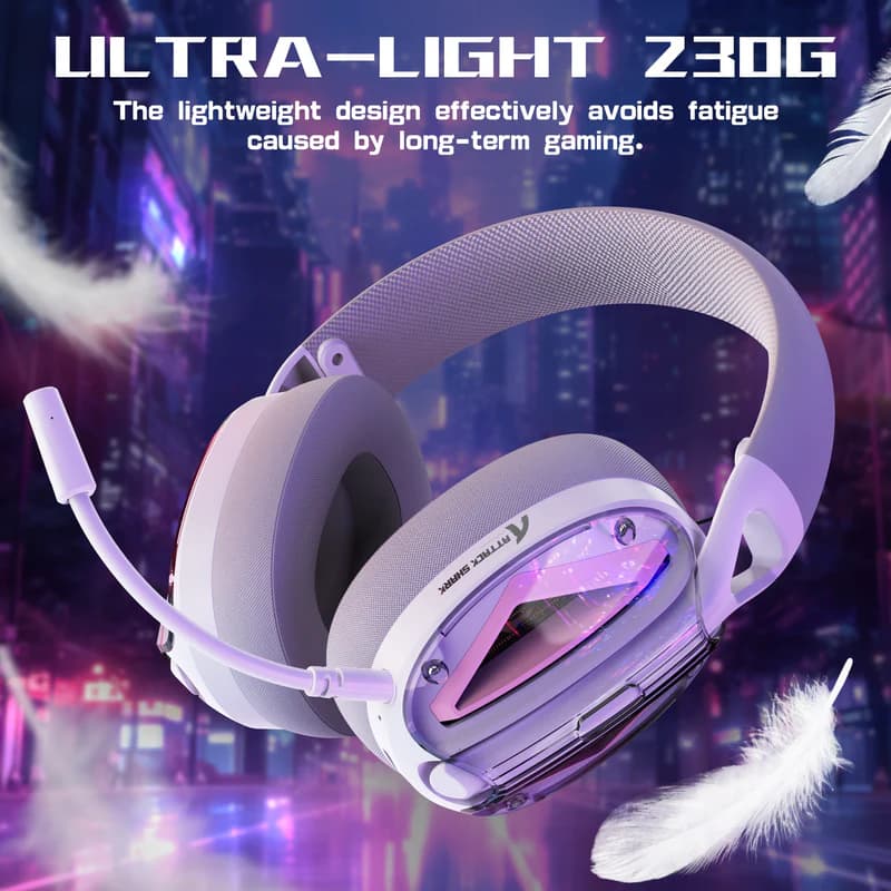 Attack Shark L60 Ultra-Light Tri-Mode White 3
