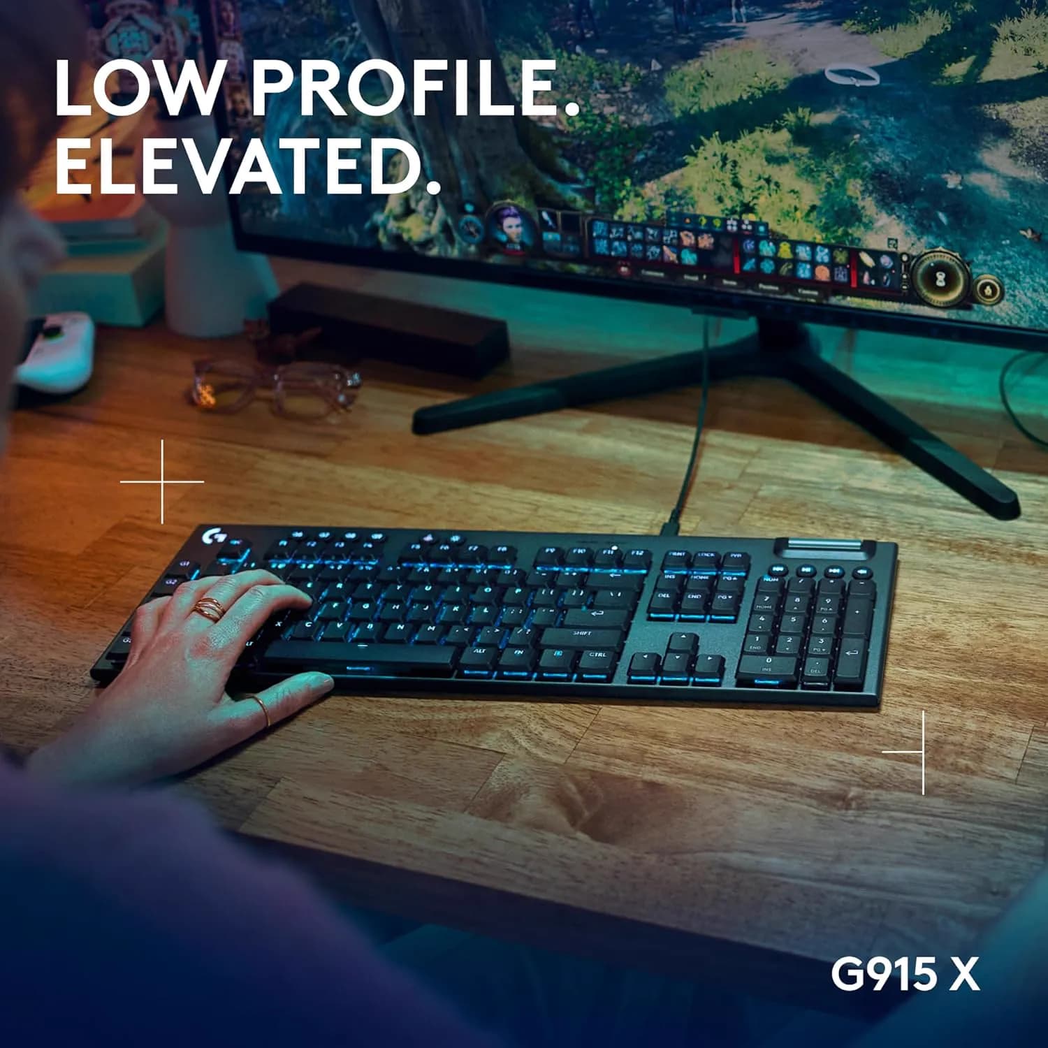 Logitech G915 X Low-Profile Wired Black 2
