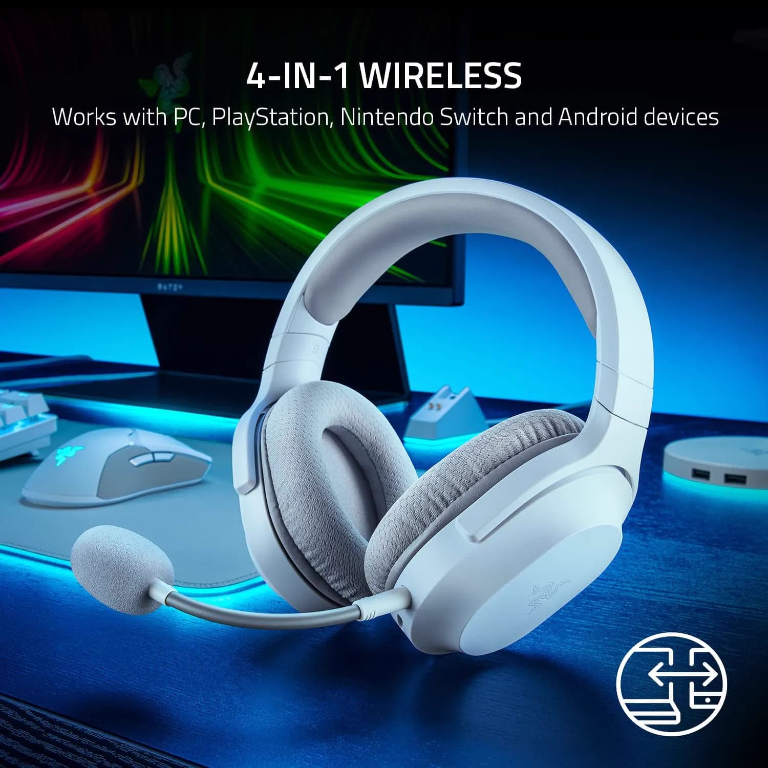 Razer Barracuda X Mercury Edition White 4