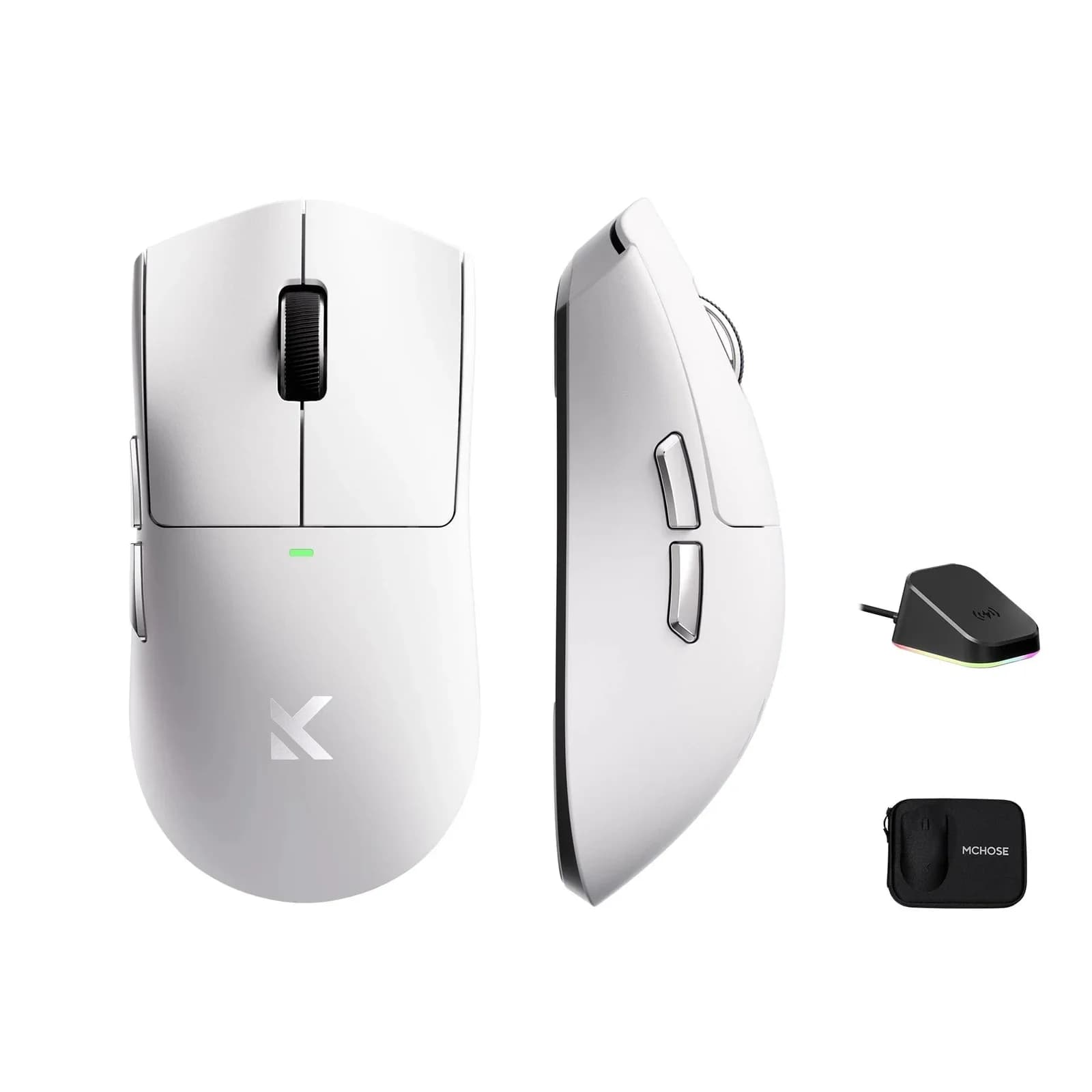 MCHOSE K7 Ultra Lightweight Wireless White 2