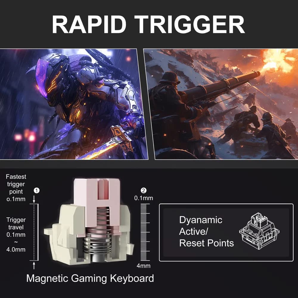 MageGee Captain87 Magnetic Dawn Side Wired 3