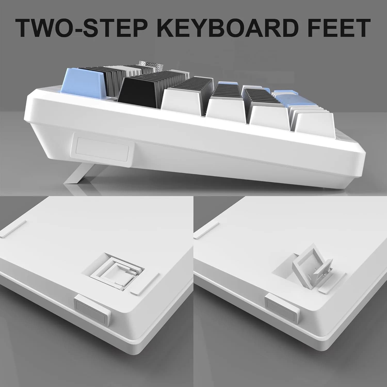 MageGee MK-STAR75 White Black Blue Wired 5