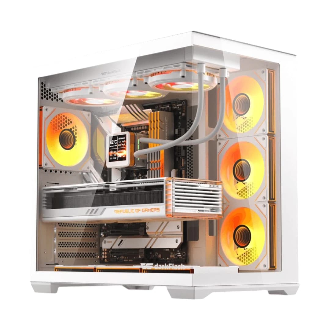 Darkflash C280 E-ATX PC Case White 1