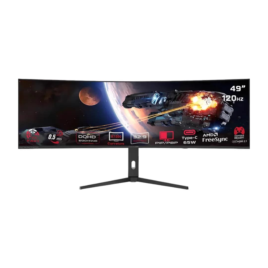 GAMEON 49In 5K DQHD 120Hz Fast VA Curved GOC49DQHD120 1