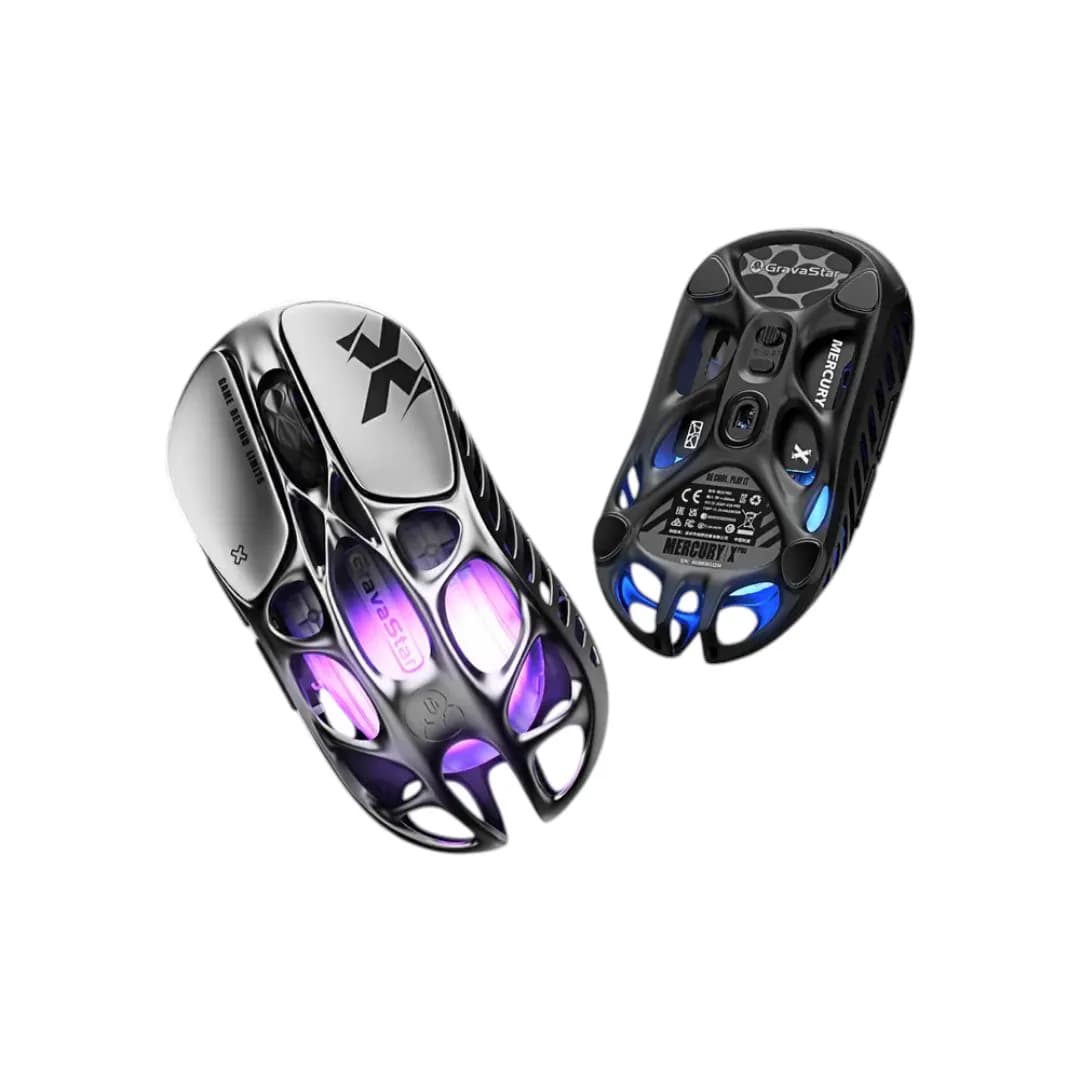 GravaStar Mercury X Silver Wireless 2