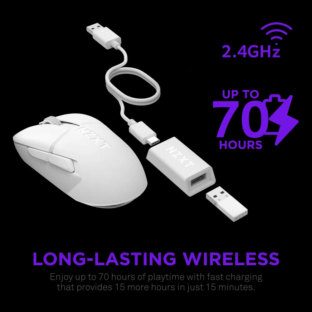 Nzxt Lift Elite Wireless White 4