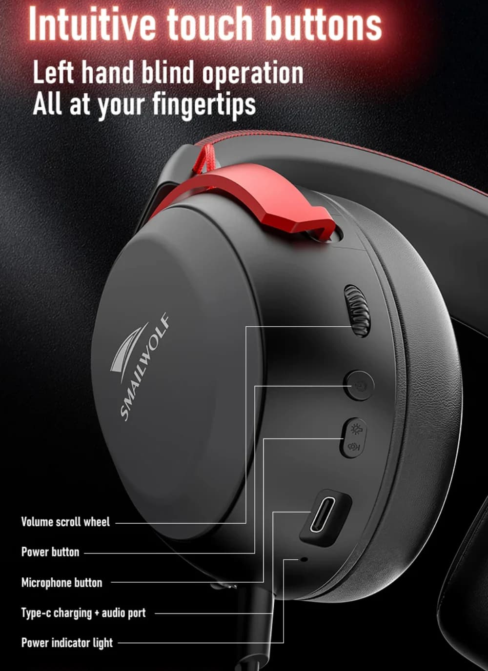 SMAILWOLF G900 Wireless 7.1 Surround 3