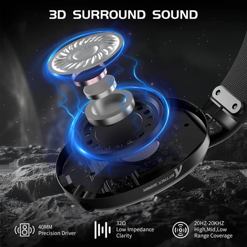 Attack Shark L80 Ultra-Light Tri-Mode Black 6