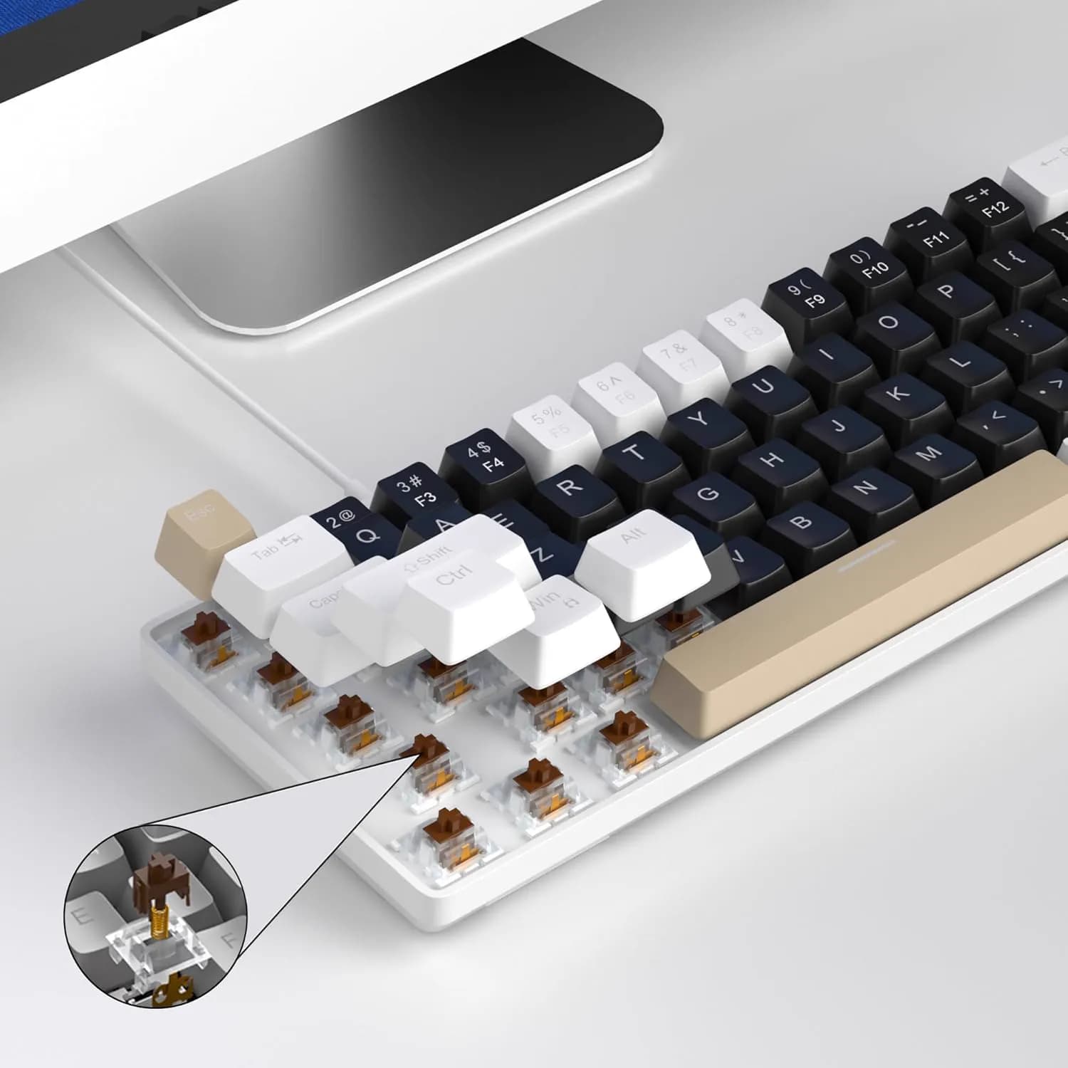 Magegee MK-Box White Black & Brown Wired 5