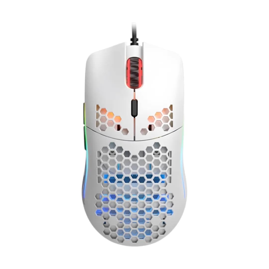 Glorious Model O Minus MATTE White Wired 1