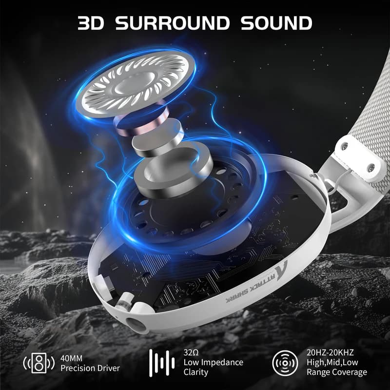 Attack Shark L80 Ultra-Light Tri-Mode White 6