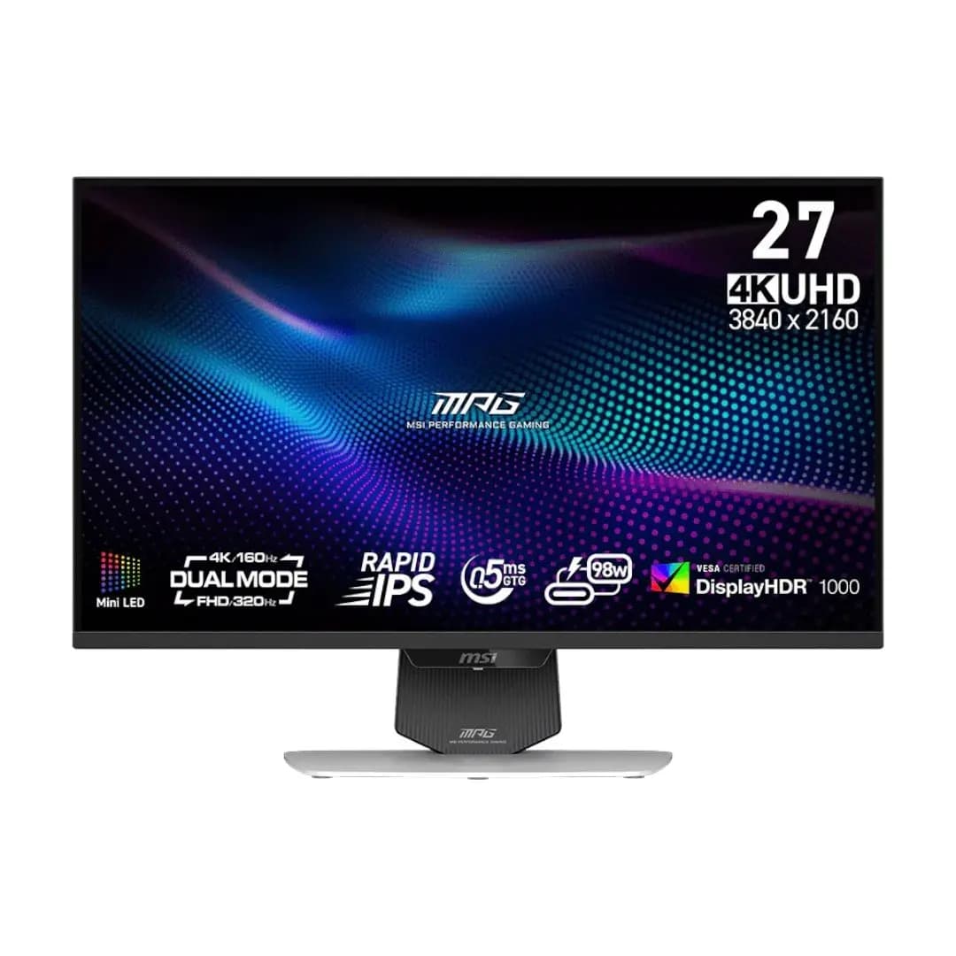 MSI MPG 27In 4K Dual Mode IPS 320Hz 0.5Ms 274URDFW 1
