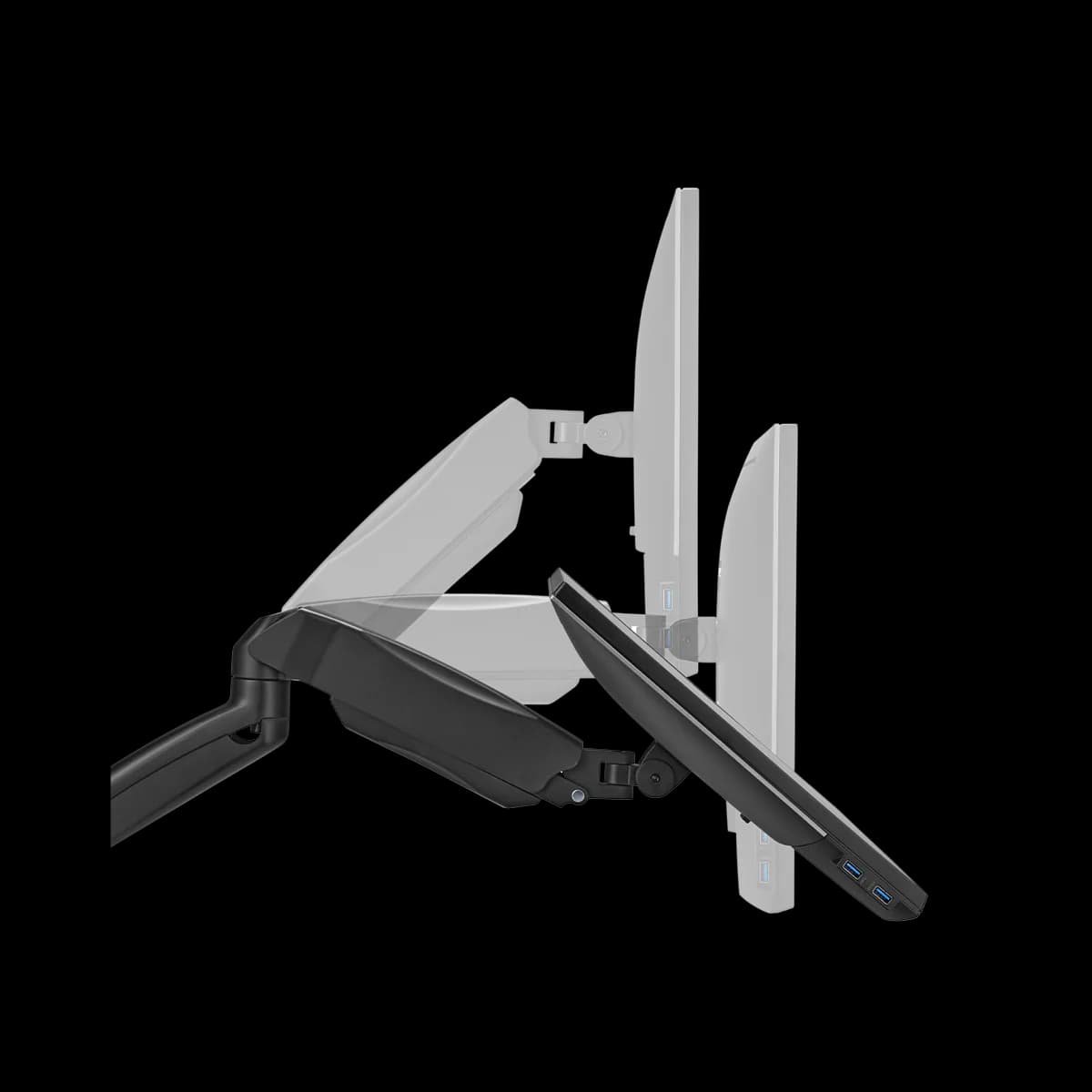 GAMEON GO-5008 Economy Spring-Assisted Wall Mounted 5