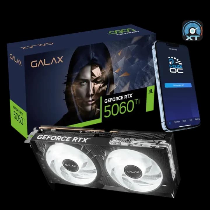 GALAX RTX 5060 Ti 1-Click OC 16GB Black 1