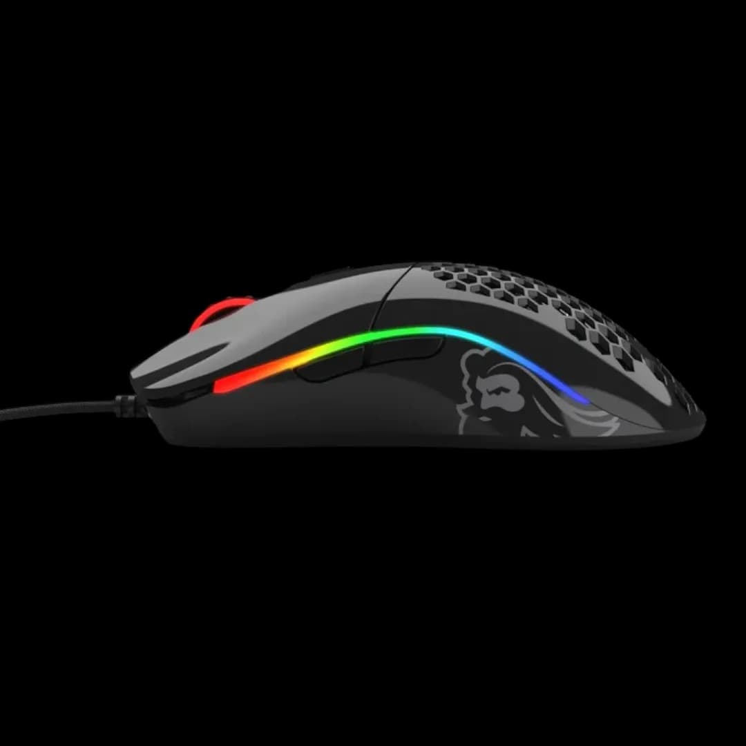 Glorious Model O Minus Glossy Black Wired 2